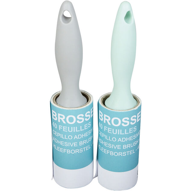 Brosse adh&eacute;sive 40 feuilles