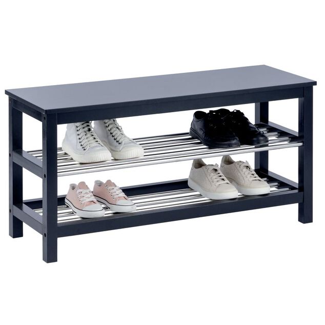 Banc range chaussure 8 paires 100x34xH49,5cm