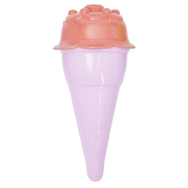 Seau de plage garni Ice cream Funky 11 pi&egrave;ces bleu ou rose