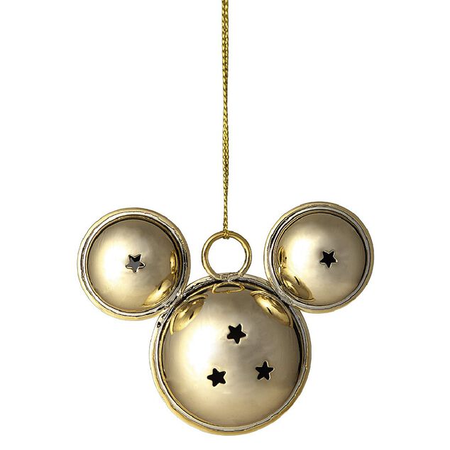 Suspension de No&euml;l Grelot &agrave; t&ecirc;te de Mickey
