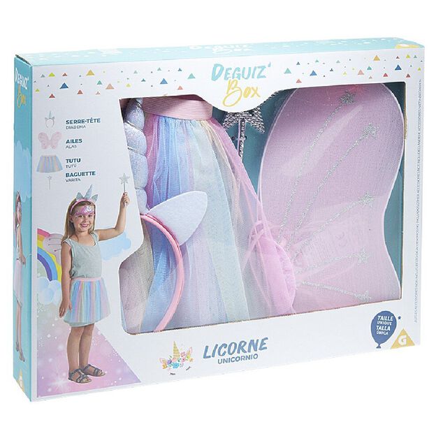 Deguiz'box d&eacute;guisement fille licorne tutu - Taille unique