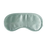 Masque de nuit et de sommeil satiné bleu 8,5x18,5cm