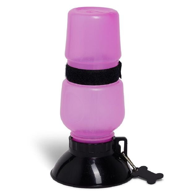 Gourde pour animaux avec gamelle int&eacute;gr&eacute;e 50cl