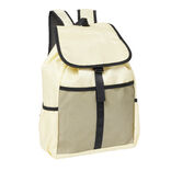 Sac à dos multipoches 28x13xH44cm (2 modèles jaune ou noir)