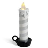 Bougie LED flamme effet fondant avec support (3 modèles)