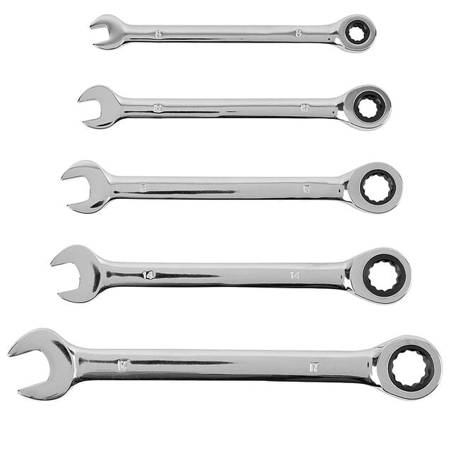 Set cl&eacute; &agrave; cliquet 72 dents x5