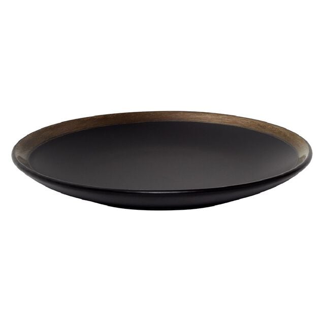 Assiette &agrave; dessert fa&iuml;ence bord liser&eacute; dor&eacute; &Oslash;20cm (2 mod&egrave;les)