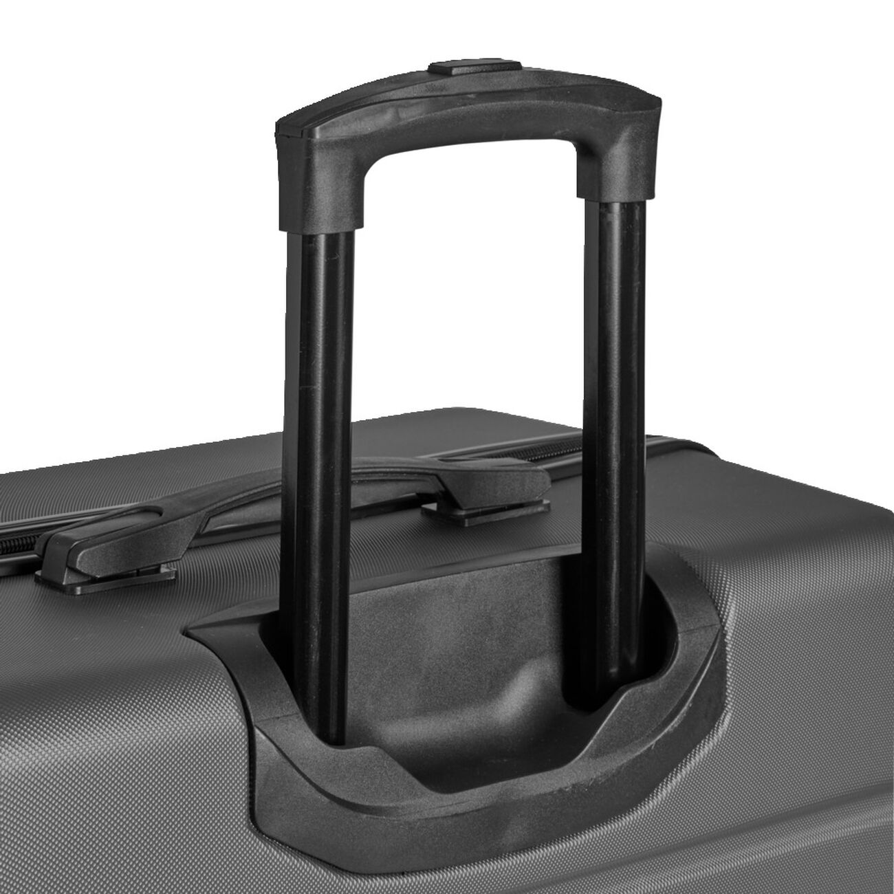 Valise cabine rigide noir roues H50cm GIFI