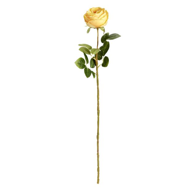 Fleur artificielle tige pivoine orange H70cm - 2 mod&egrave;les