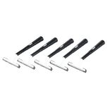 Rasoir Bic m&eacute;tal noir x5