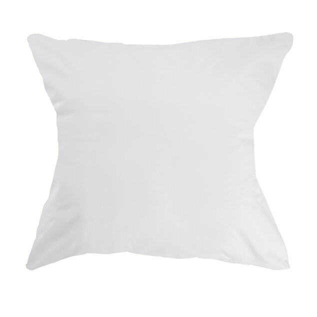 Prot&egrave;ge oreiller tissu bouclette blanc 60x60cm