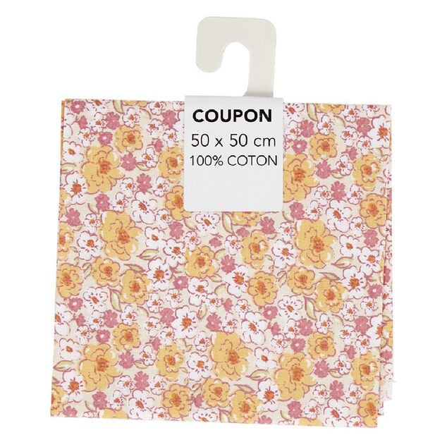 Coupon tissu 100% coton 50x50cm