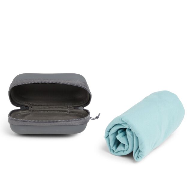 Serviette de sport en microfibre 80x42cm avec &eacute;tui de rangement