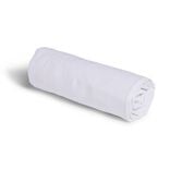 Drap housse 160x200cm 100% coton blanc