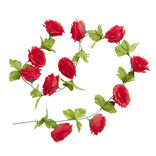 Guirlande de roses artificielles rouges L140cm