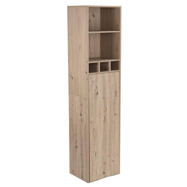 &Eacute;tag&egrave;re bar pliable en bois Luffi 131,5x43xH180cm