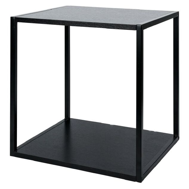 Structure Box Cube 35x30x35cm m&eacute;tal noir