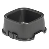 Gamelle carr&eacute;e bleue 1,35 L - 21,5x21,5xH9,4cm