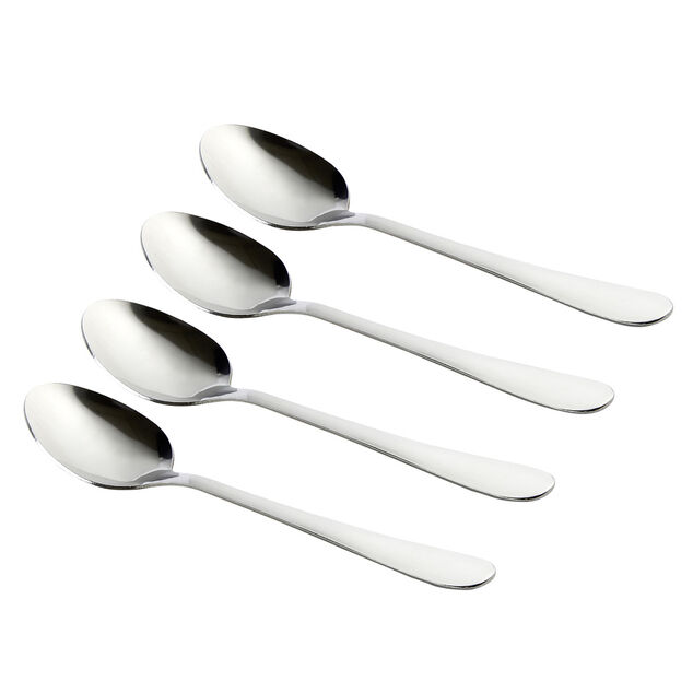 Cuillère à soupe en acier x4