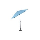 Parasol centr&eacute; inclinable Tiago 300xH245x200cm bleu