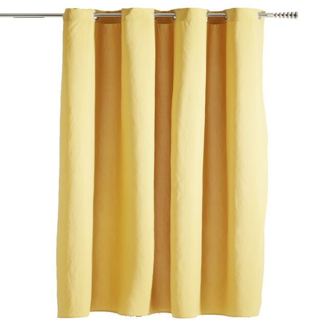 Rideau effet coton lav&eacute; 140x240cm (3 mod&egrave;les)