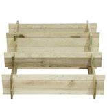 Carr&eacute; potager et composteur en pin  78x78xH.38cm