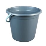 Seau plastique 9L noir Ø28xH23,5cm