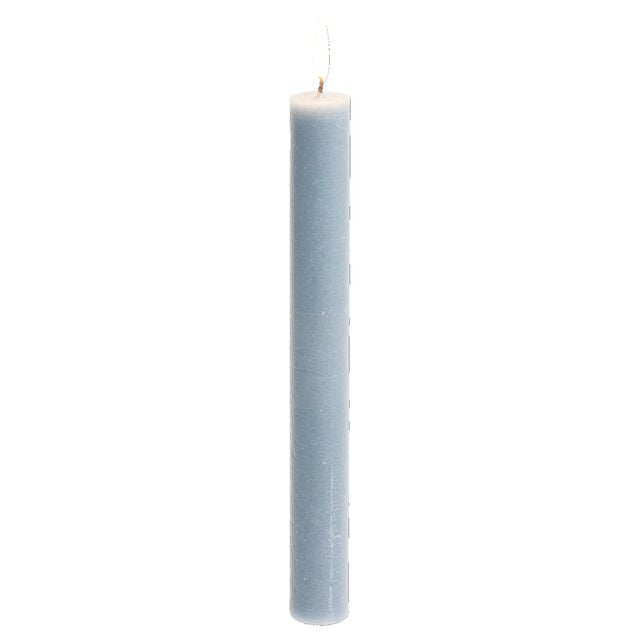 Bougie chandelle bleue 8H