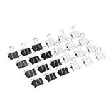 Pince double clip x24 m&eacute;tal