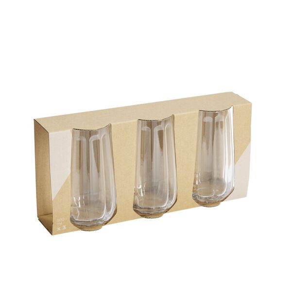 Verre à eau x3 arrondi 500ml