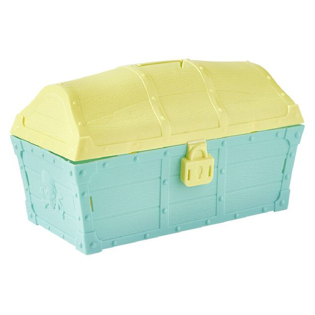 Jeu la chasse aux tr&eacute;sors avec coffre diamants et pi&egrave;ces