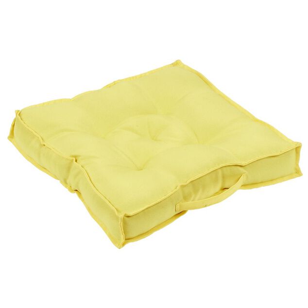 Coussin de sol carr&eacute; 45x45cm 100% polyester