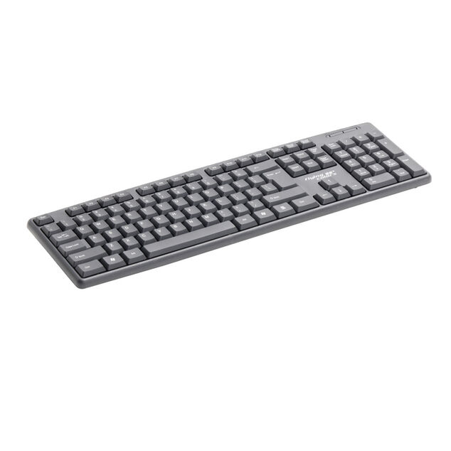 Clavier filaire noir USB 14x42cm