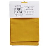 Coupon tissu coton 70x100cm orange