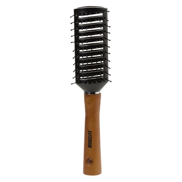 Brosse tunnel multi-usages picots perlés manche en bois