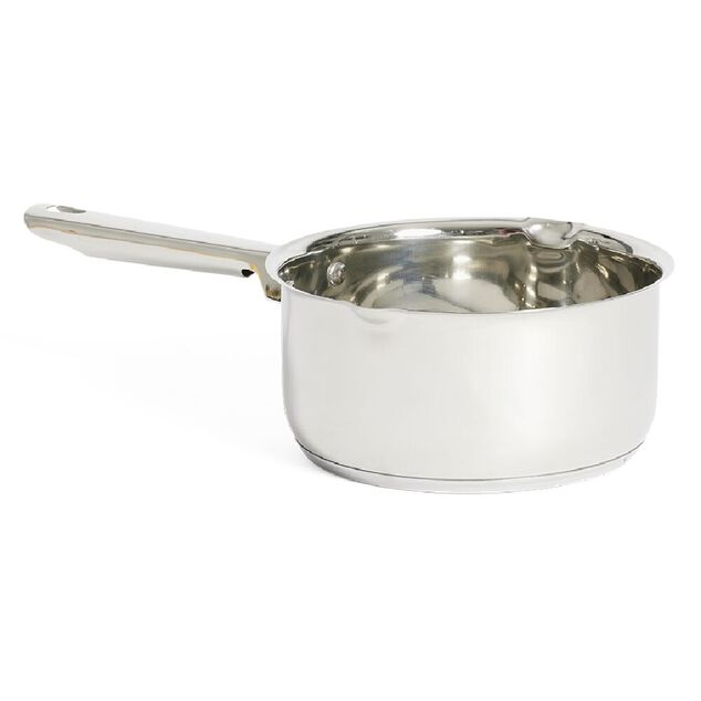 Casserole tous feux dont induction tout inox &Oslash;18cm