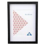 Cadre photo bois noir 1 vue 15 x 20 cm