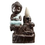 Porte encens bouddha en résine reflux cascade