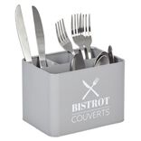 Range couvert BISTROT en métal gris