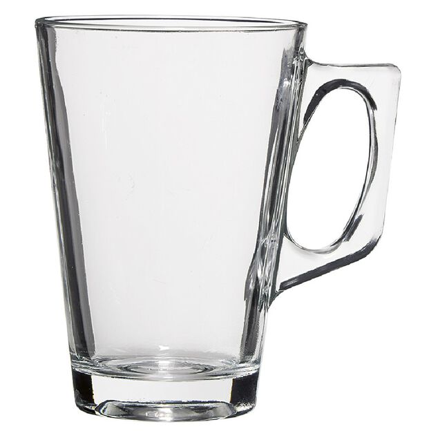 Tasse &agrave; caf&eacute; en verre transparent x3