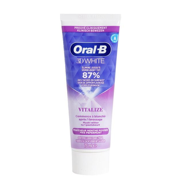 Dentifrice Oral-B 3D White Vitalizing Fresh 75ml
