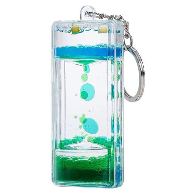 Porte-cl&eacute; sablier liquide 3 mod&egrave;les
