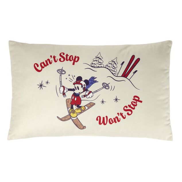 Coussin Disney Mickey Ski 30x50cm