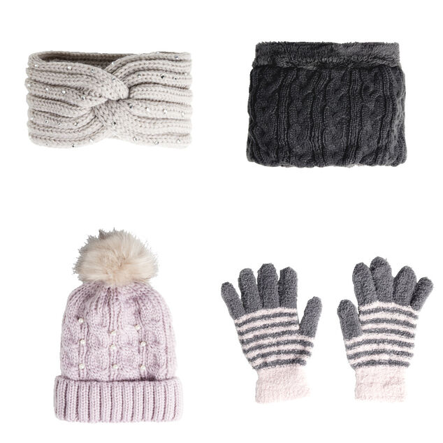 Bonnet/bandeau/&eacute;charpe/tour de cou/gant femme