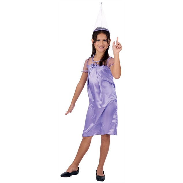 D&eacute;guisement fille F&eacute;e magique bleu robe et chapeau 11/14 ans