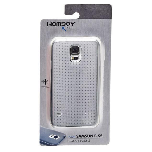 Coque SAMSUNG 5S souple HOMDAY X-Pert gris