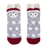 Coffret chaussettes en maille doudou motif Pingouin
