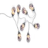 Guirlande lumineuse intérieur 8LED bonhomme de neige Noël à piles 1,4m
