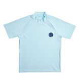 T-shirt manche courte protection UV50 adulte tissu bleu 45x61cm