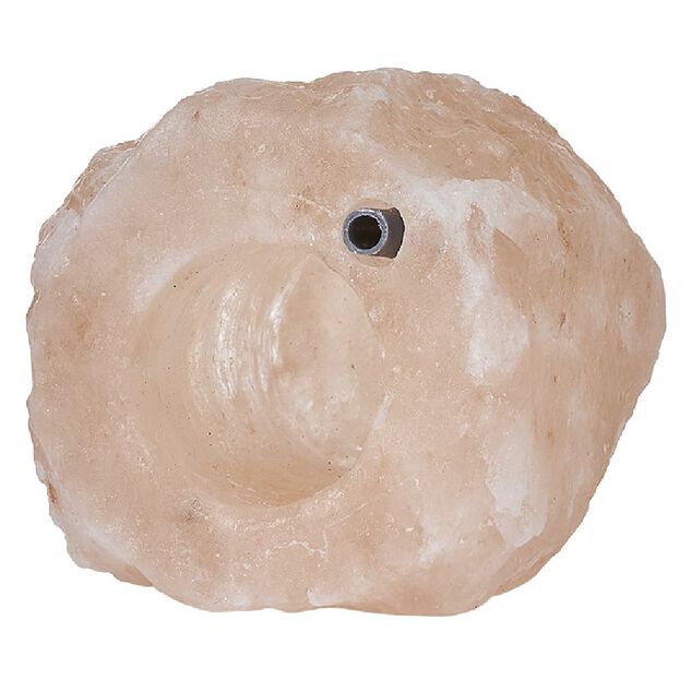 Lampe pierre de sel rose